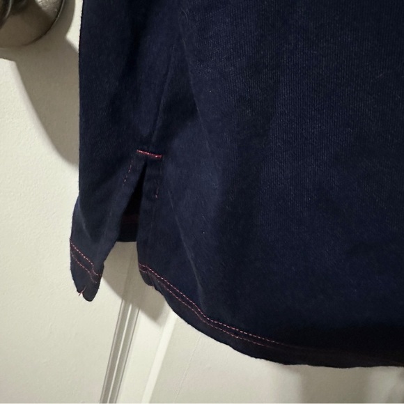 Vintage Fashion Bug Navy Blue Patriotic Sleeveless Dress Womens Plus Size 26/28W - Picture 8 of 16